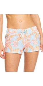 2022 Roxy Island In The Sun Boardshorts Fr Damen Erjbs03208 - Cool Blue / Island Time